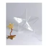Estrella Transparente de Plástico 16 cm.