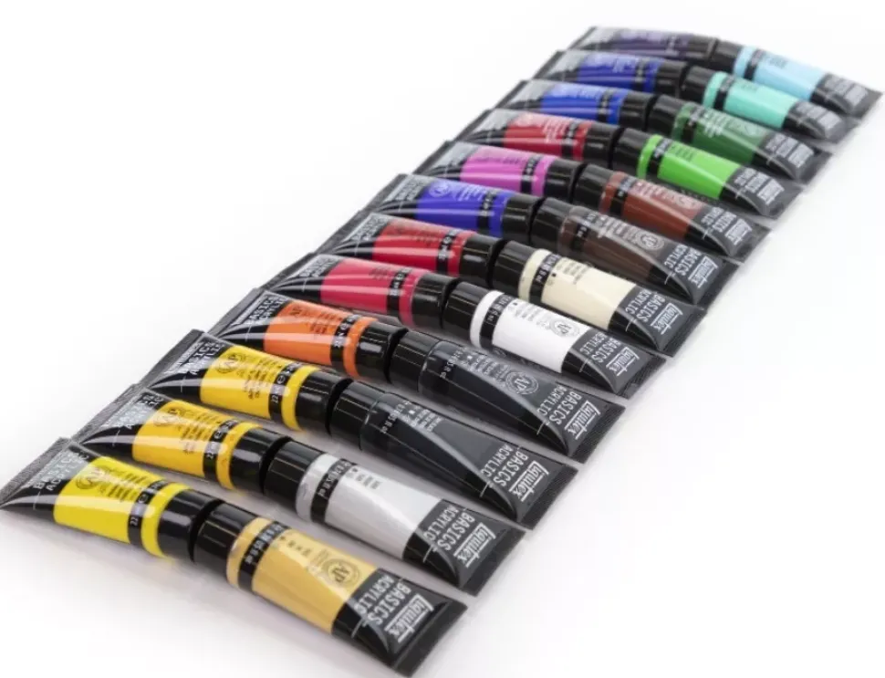 Estuche 24 Acrílicos Basics Liquitex 22ml