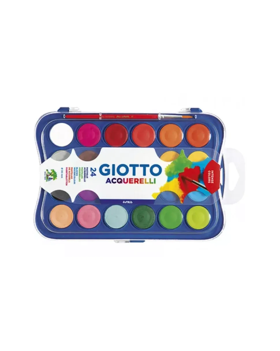 Estuche 24 Acuarelas Giotto