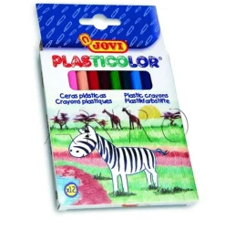 Estuche 12 Ceras Plasticolor Jovi