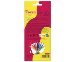Estuche 12 lápices de colores sin madera Jovi