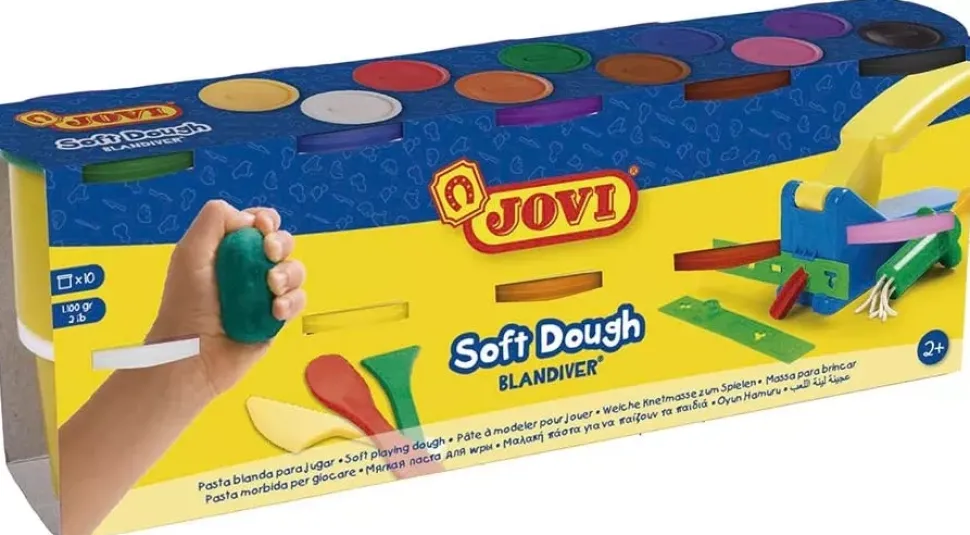 Estuche 10 Pasta Modelable Colores Blandiver Jovi