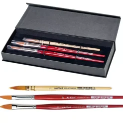 Estuche 3 pinceles acuarela Spin Vegan 4252 da Vinci