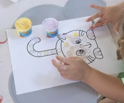 Estuche 5 pintura de dedos colores pastel Jovi