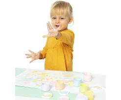 Estuche 5 pintura de dedos colores pastel Jovi