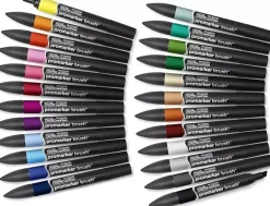 Estuche 24 Rotuladores Brushmarker Winsor And Newton