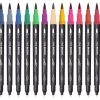 Estuche 12 Rotuladores de Doble Punta Gama Creative Fine Brush Alex Bog