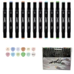 Estuche 12 Rotuladores Gama Artist Tonos Pasteles Alex Bog