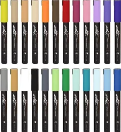 Estuche 24 Rotuladores Gama Artist Acrílicos Alex Bog