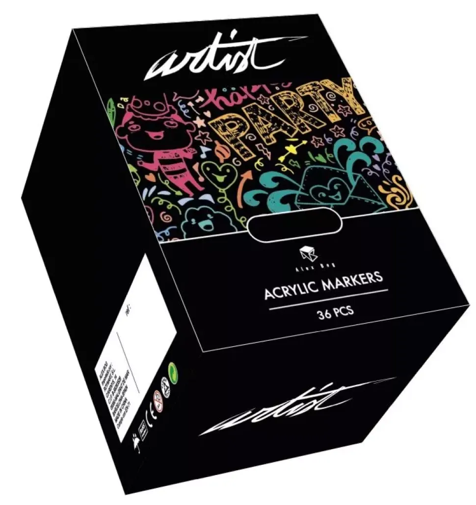 Estuche 36 Rotuladores Gama Artist Acrílicos Alex Bog