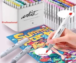 Estuche 80 Rotuladores Luxe Canvas Gama Artist Alex Bog