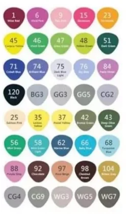 Estuche 40 Rotuladores Luxe Canvas Gama Artist Alex Bog