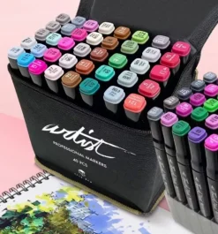 Estuche 40 Rotuladores Luxury Canvas Gama Artist Alex Bog