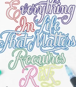 Estuche 21 Rotuladores Outliner Bicolor Neón Pastel Alex Bog