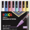 Estuche 8 rotuladores PC3M Colores Pastel Uni Posca