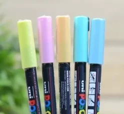 Estuche 8 Rotuladores PC1MR Pastel Extra Fino Uni Posca