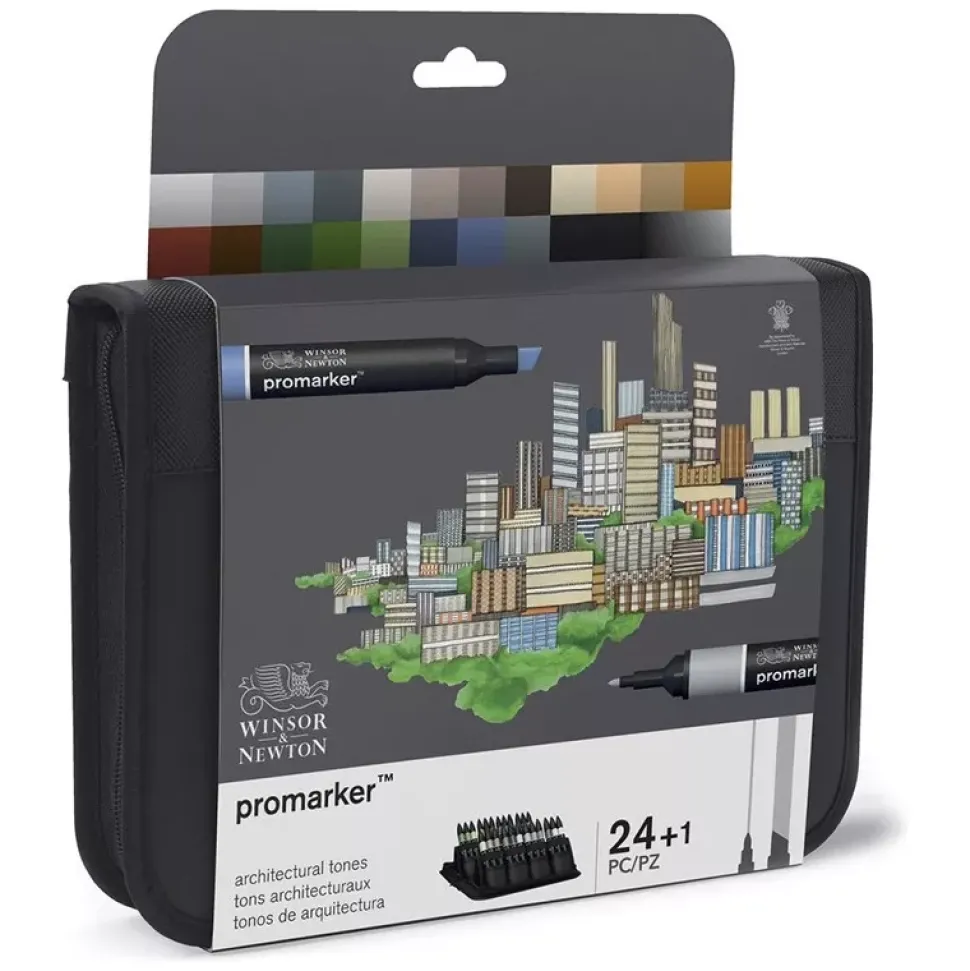 Estuche 24 Rotuladores Promarker Architecture Winsor and Newton