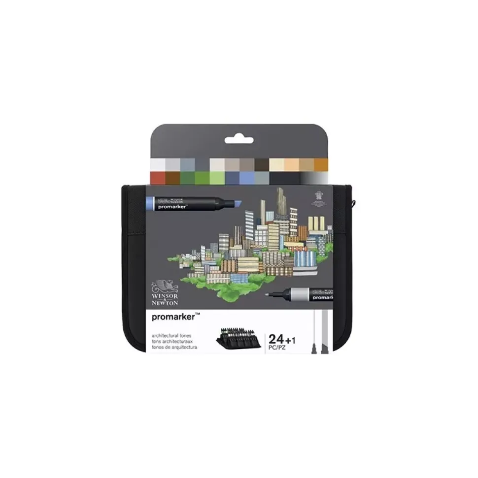Estuche 24 Rotuladores Promarker Architecture Winsor and Newton