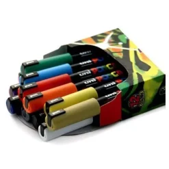 Estuche 12 rotuladores Uni Posca Mania 1MR