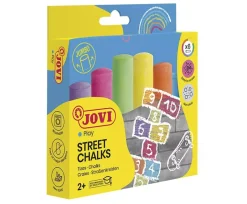 Estuche 6 tizas jumbo colores surtidos Jovi