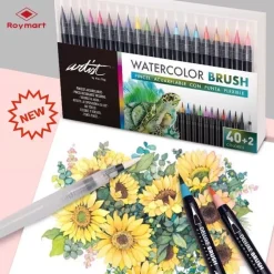 Estuche 40+2 Watercolor Brush Alex Bog