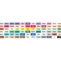 Estuche A de 72 rotuladores Copic Ciao