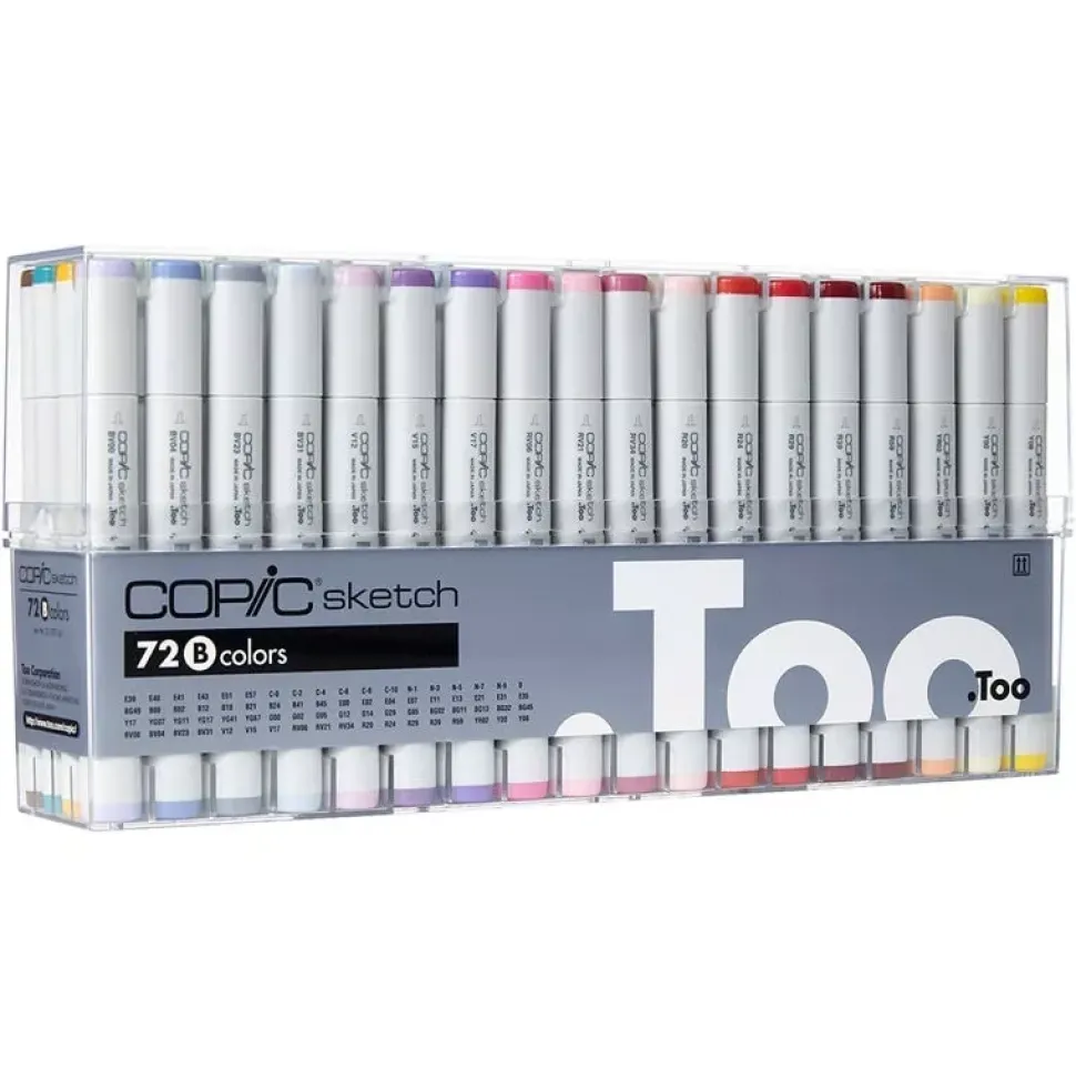 Estuche B de 72 rotuladores Copic Sketch