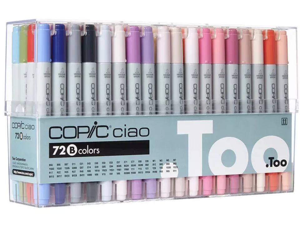 Estuche B de 72 rotuladores Copic Ciao