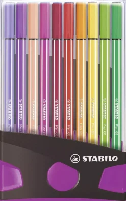 Estuche ColorParade 20 Rotuladores STABILO Pen 68 Gris/Fuschia
