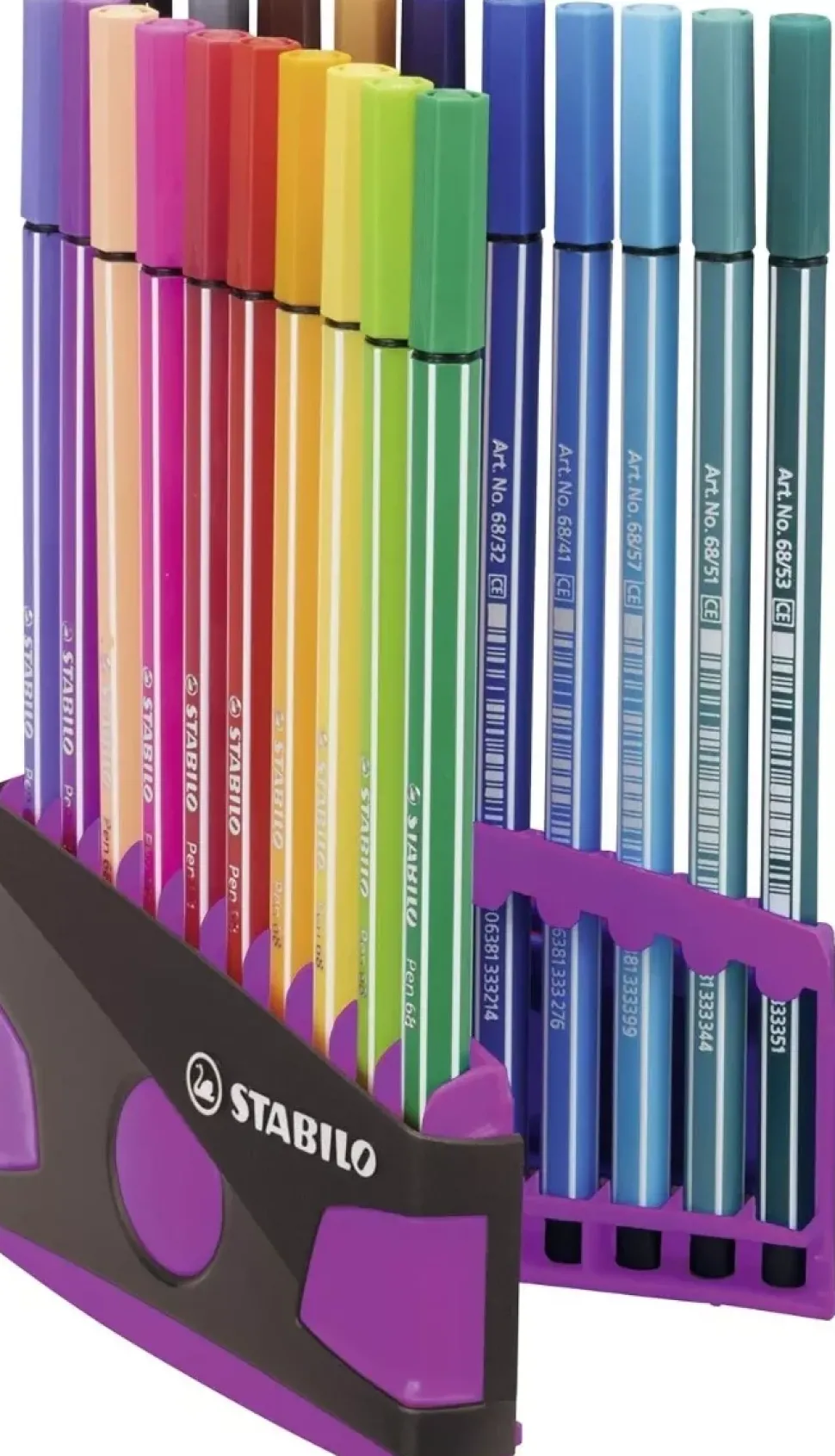 Estuche ColorParade 20 Rotuladores STABILO Pen 68 Gris/Fuschia