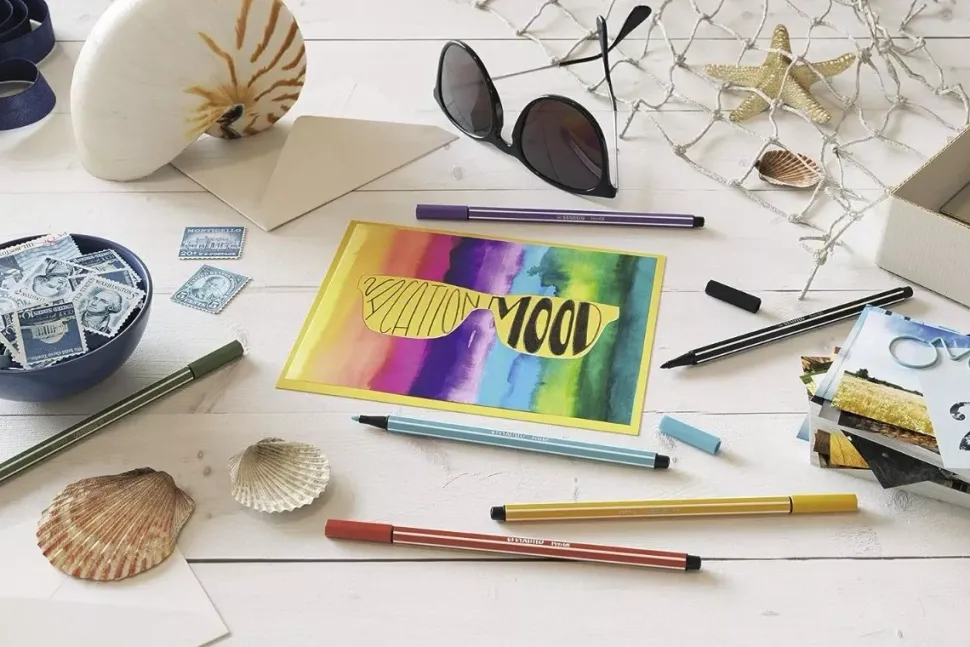 Estuche ColorParade 20 Rotuladores STABILO Pen 68 Rojo/Azul