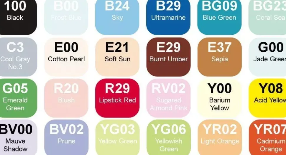 Estuche de 24 rotuladores Copic Ciao