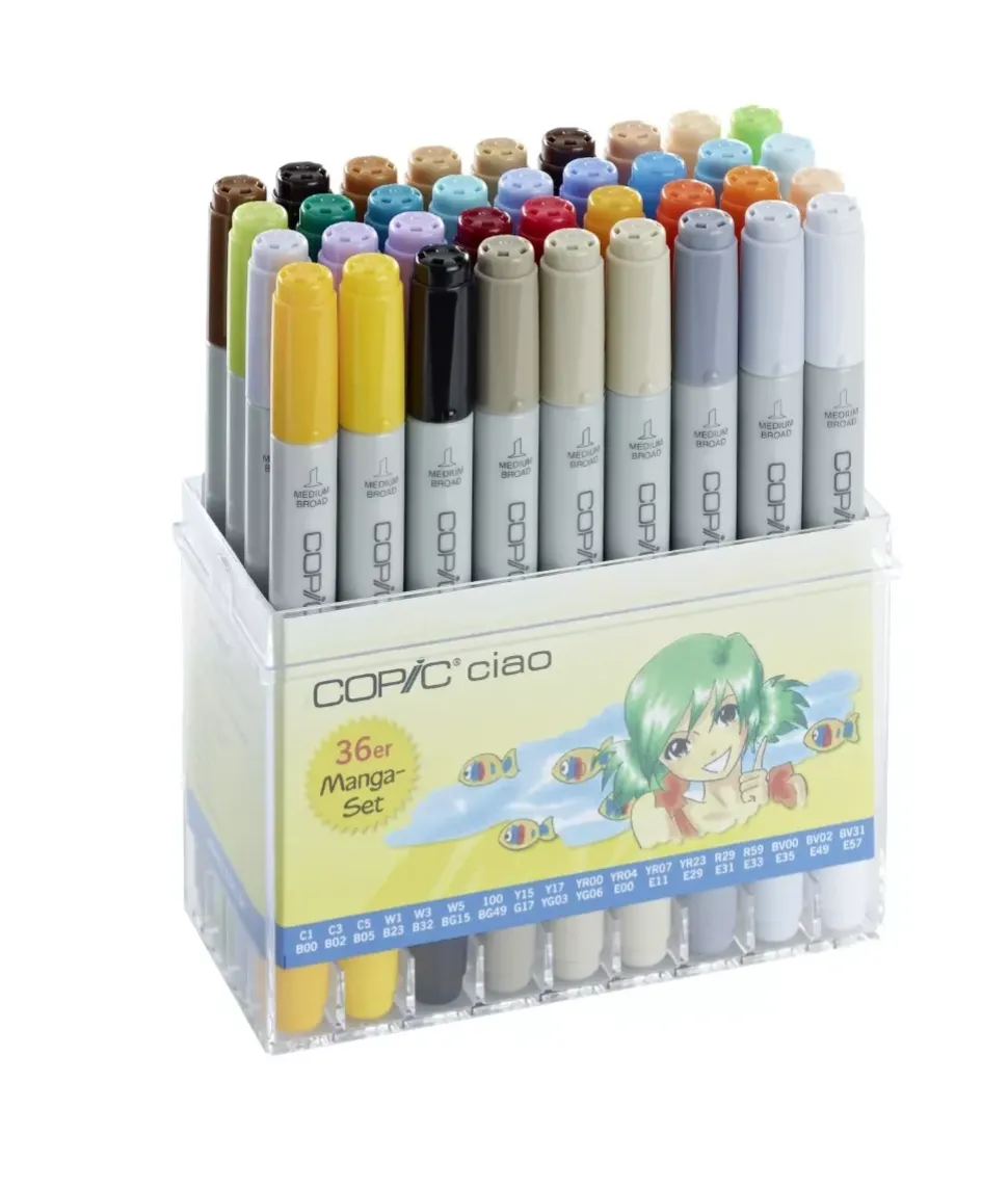 Estuche de 36 rotuladores Manga Copic Ciao