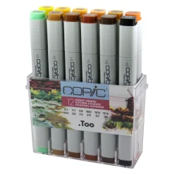 Estuche de 12 rotuladores Tonos Otoño Copic Classic