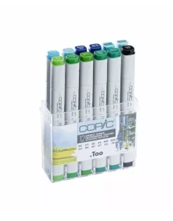 Estuche de 12 rotuladores Tonos Medio Ambiente Copic Classic