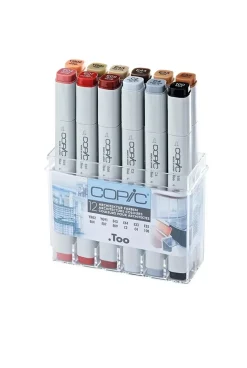 Estuche de 12 rotuladores Tonos Arquitectura Copic Classic