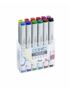 Estuche de 12 rotuladores Tonos Brillantes Copic Classic