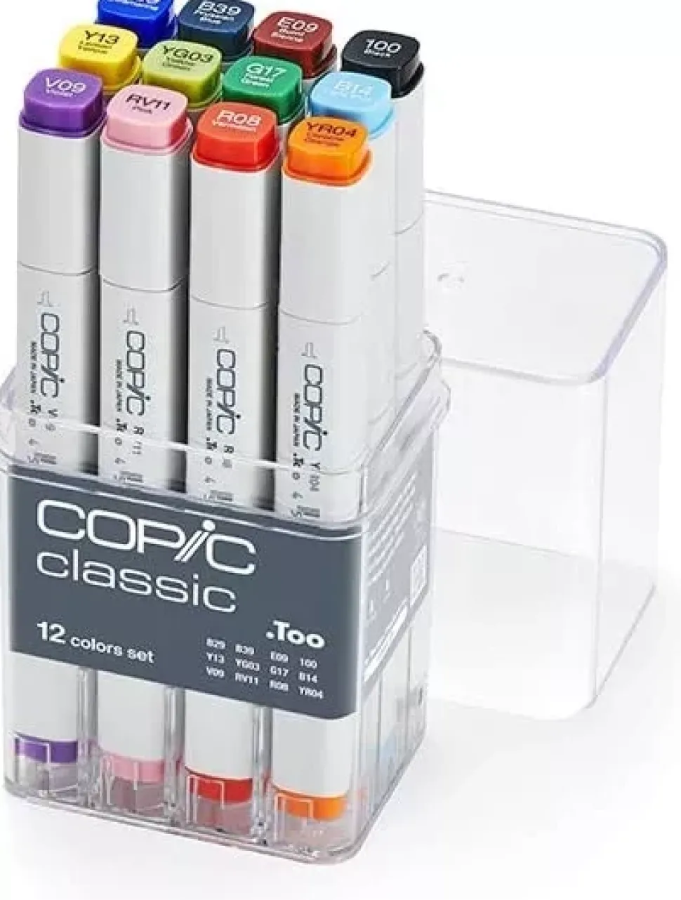 Estuche de 12 Rotuladores Tonos Básicos Copic Classic
