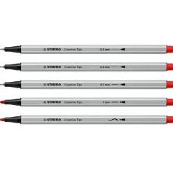 Estuche de Metal Arty 30 Rotuladores Vivos STABILO Creative Tips