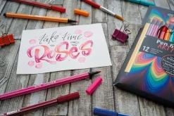 Estuche de Metal Arty 40 Rotuladores STABILO Pen 68