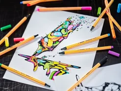 Estuche de Metal Arty 66 Rotuladores STABILO Point 88