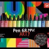Estuche de Metal Arty 20 Rotuladores STABILO Pen 68 MAX