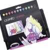 Estuche de tela con 12 rotuladores Copic Classic