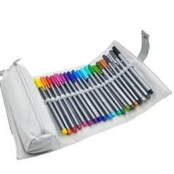 Estuche enrollable 20 Rotuladores Fineliner Triplus Staedtler
