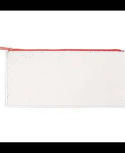 Estuche Lunares blanco y iridiscente Rico 10x21,5cm