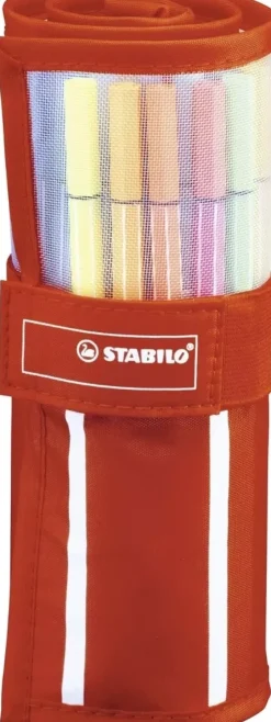 Estuche Rollerset 30 Rotuladores STABILO Pen 68