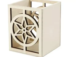 Farolillo de Madera Estrella Creativ Company