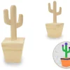 Figura de Madera Cactus MultiCraft