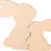 Figura de Madera Conejos 2 Mariposa Artemio