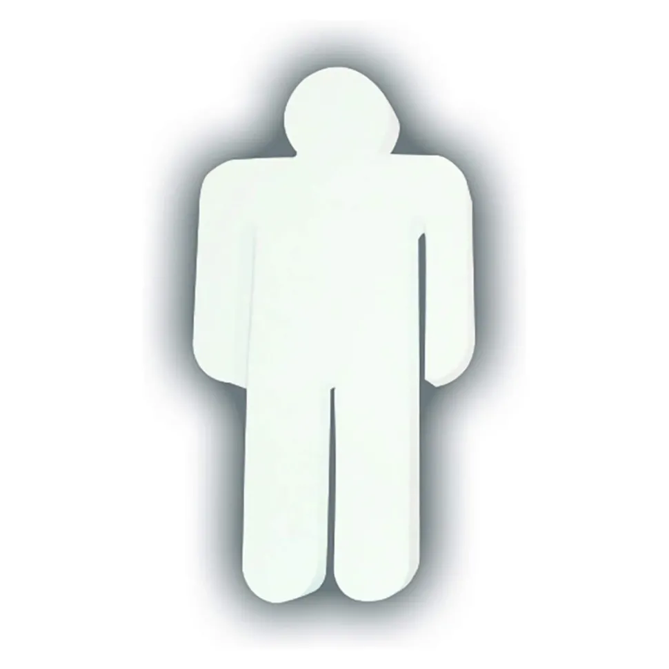 Figura hombre papel maché Décopatch